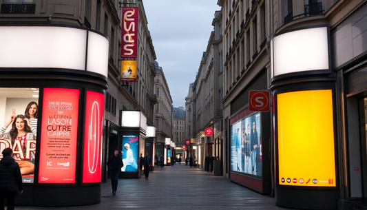Panneaux lumineux à Paris : Comment booster la visibilité de votre entreprise en 2025