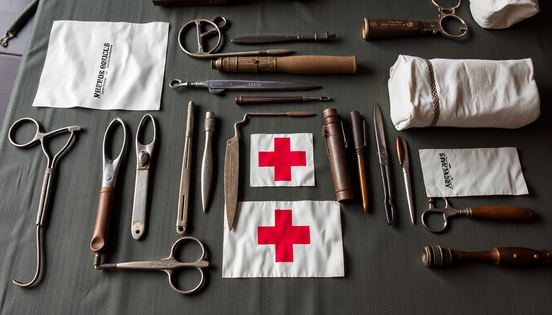 Équipement des médecins de combat de la Seconde Guerre mondiale : Un guide complet sur les outils essentiels